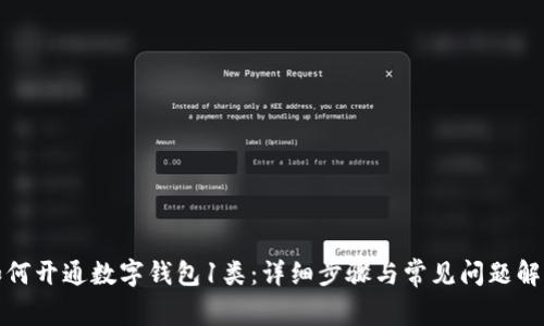 如何开通数字钱包1类：详细步骤与常见问题解答